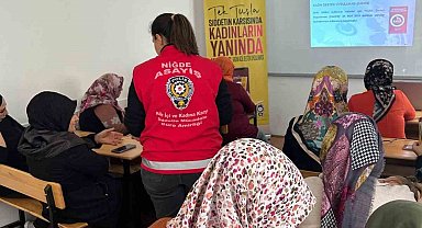 Kadınlara "KADES" uygulaması tanıtıldı