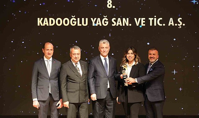 Kadooğlu Yağ'a ihracatın yıldızı ödülü