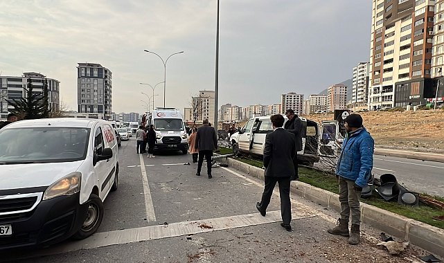 Kahramanmaraş'ta trafik kazası: 1 yaralı