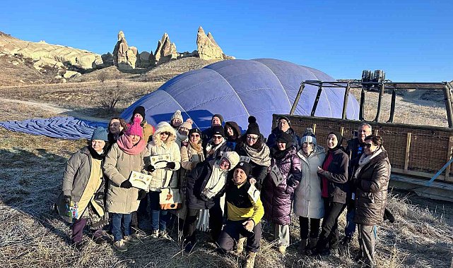 Kapadokya'da sıcak hava balonları bir hafta sonra yeniden havalandı
