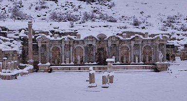Karlar altında bir masal diyarı Sagalassos
