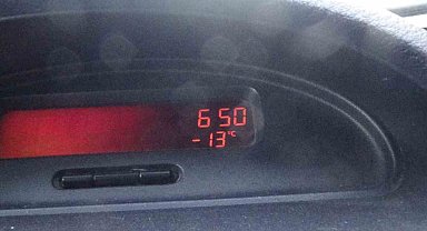 Kars'ta soğuk hava etkili oluyor