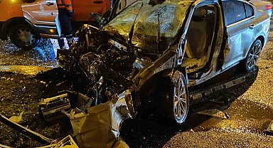 Kartal sahil yolunda kaza: 1'i ağır 6 yaralı
