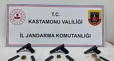 Kastamonu'da kaçak silah operasyonu: 1 gözaltı