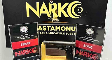 Kastamonu'da uyuşturucu maddeyle yakalanan 4 kişi gözaltına alındı