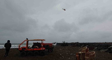 Kayıp balıkçıyı aramaya olumsuz hava engeli