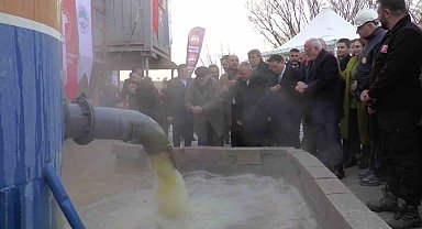 Kayseri Sera OSB için kullanılacak jeotermal su sondadan çıktı