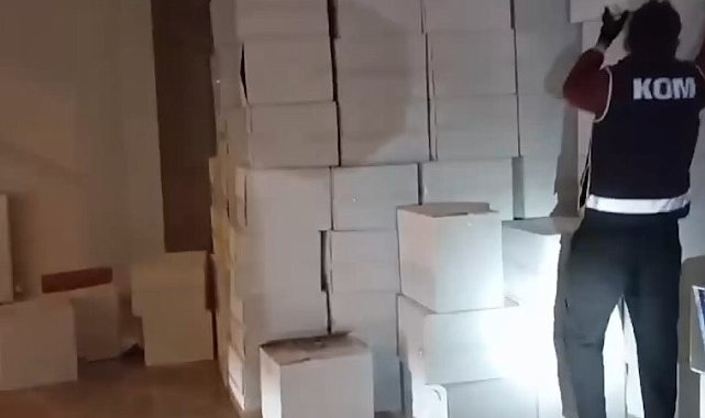 Kayseri'de 900 kilo kaçak tütün ele geçirildi