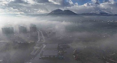 Kayseri'de sis etkili oldu