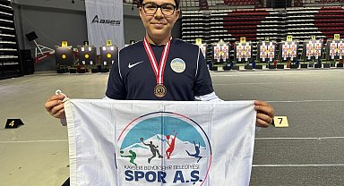 Kayserili okçu Türkiye üçüncüsü oldu