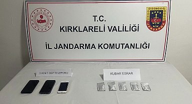 Kırklareli'nde uyuşturucu operasyonu: 5 gözaltı