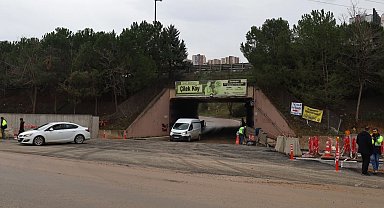 Kocaeli Alikahya'daki menfez yeniden trafiğe açıldı