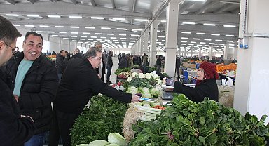 Kula protokolünden pazaryeri ziyareti