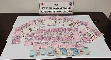 Kumar oynayan 5 kişi suçüstü yakalandı