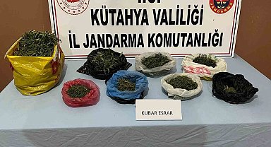 Kütahya'da jandarmadan uyuşturucu operasyonu