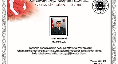 Kuzey Irak'ta yaralanan uzman çavuş şehit oldu