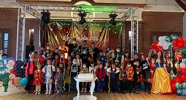 LÖSEV Bursa'dan lösemili çocuklara yeni yıl partisi