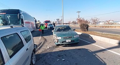 Malatya'da iki araç çarpıştı, 1 yaralı