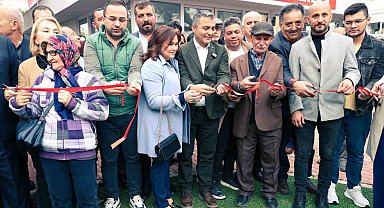 Manavgat'ta ikinci kadınlar kahvesi ve muhtarlık binası törenle açıldı