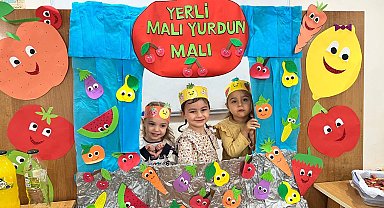 Manisa Büyükşehirli minikler 'Yerli Malı Haftası'nı kutladı