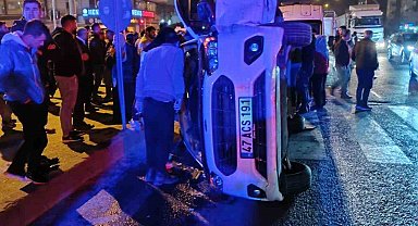 Mardin'de pikap ile otomobil çarpıştı: 4 yaralı