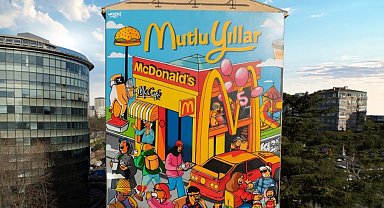 McDonald's Türkiye'den 'Yan Yanayız' temalı grafiti