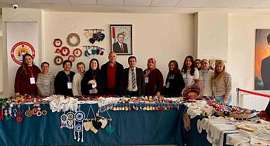 Menteşe Aile Destek Merkezi el sanatları sergisi açıldı