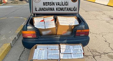 Mersin'de kaçak makaron operasyonu: 4 gözaltı