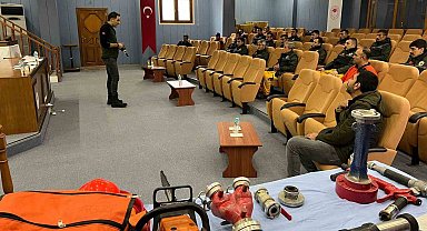 Mersin'de yangın gönüllülerine eğitim verildi