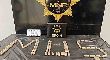 Midesinde 84 kapsül eroin taşıyan şahıs yakalandı