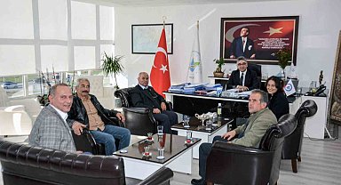 Milas ve Menteşe Muhtarlarından MUSKİ Genel Müdürü Şengül'e ziyaret