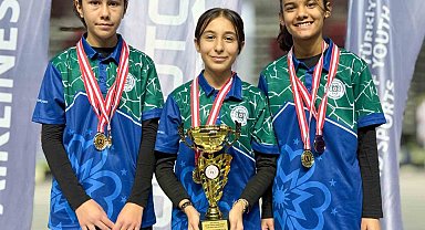 Muğla Büyükşehir U-13 okçuluk takımı Türkiye şampiyonu