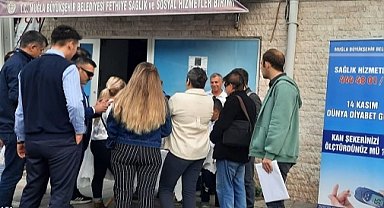 Muğla Büyükşehir'den vatandaşa şeker kontrolü