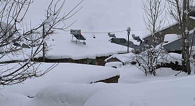 Muş'ta yüksek kesimdeki köyler kara gömüldü
