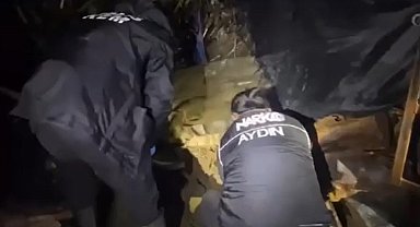 Narkotik ekipleri bağ evinde toprağa gömülü uyuşturucuyu ele geçirdi