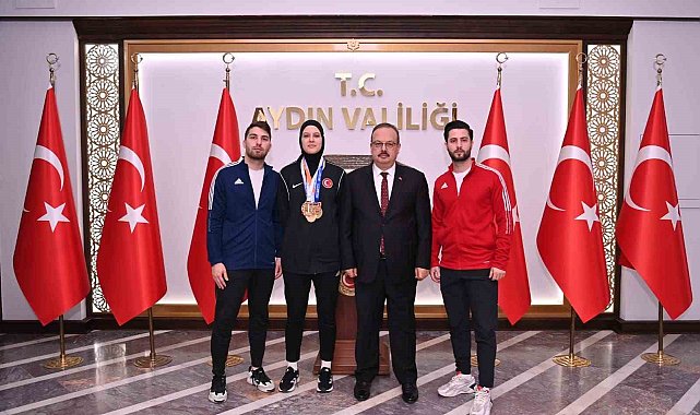 Nazillili Sporcu Elifnaz Avrupa üçüncüsü oldu