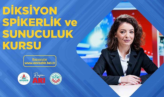 Nevşehir Belediyesi'nden "Diksiyon, Spikerlik ve Sunuculuk" Kursu