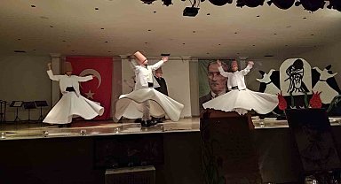 Ney ve sema gösterisi gönüllerine hitap etti