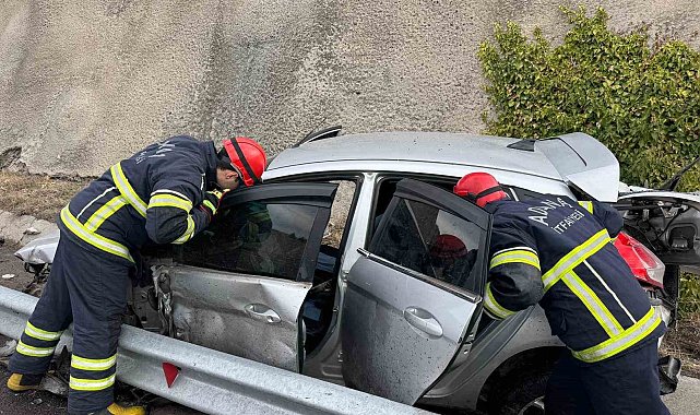 Niğde - Adana Otoyolu'nda kaza: 1 yaralı