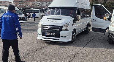 Niğde Belediyesi Servis Araçlarını Mercek Altına Aldı