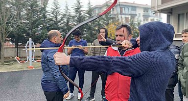 Öğrenciler okçuluk ile tanıştı
