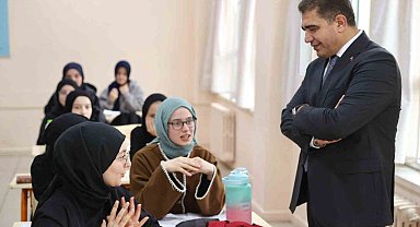 Öğrencilerin hedeflerini Vali Aslan dinledi