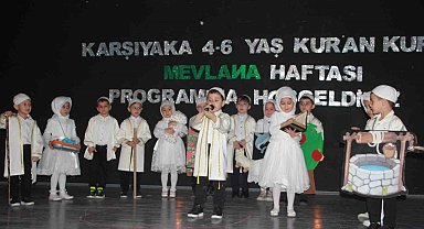 Ordu'da minikler Hz. Mevlana'yı anlattı