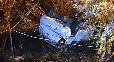 Otomobil takla attı: 1 yaralı