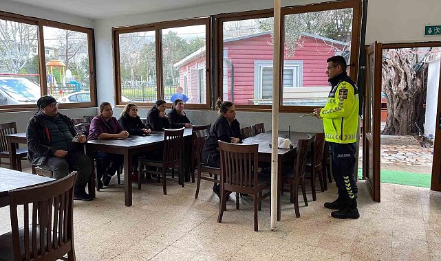 Özel bakım merkezi personellerine trafik eğitimi