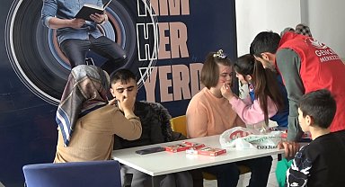 Özel öğrenciler Tavşanlı Gençlik Merkezinde
