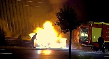 Park halindeki otomobilin kontağını çevirince dehşeti yaşadı: 2 yaralı