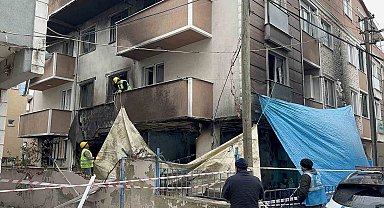 Patlamanın meydana geldiği binada hasarın şiddeti ortaya çıktı