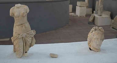 Pompeiopolis'te heyecanlandıran keşif: Afrodit heykelleri bulundu