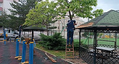 Pursaklar Belediyesinden bakım ve onarım çalışması